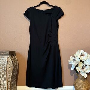 Ann Taylor Classic Black Midi Dress
